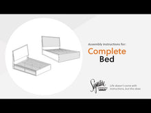 Load and play video in Gallery viewer, Chirason - Queen/King Platform Rails - Brown
