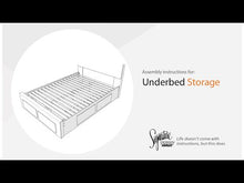 Load and play video in Gallery viewer, Elbrim - Full Under Bed Storage - Brown
