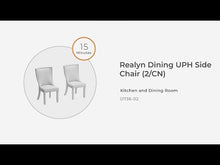 Load and play video in Gallery viewer, Tyler Creek - Dining UPH Side Chair (Set of 2) - Framed Back - Black / Grayish Brown
