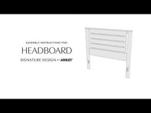 Load and play video in Gallery viewer, Brozmont - Queen Panel Headboard - Tan

