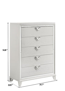 Galaxy Home Prism Chest in White - Ego Home Furniture