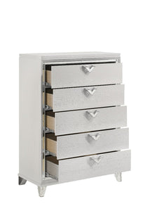 Galaxy Home Prism Chest in White - Ego Home Furniture
