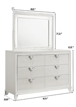 Load image into Gallery viewer, Galaxy Home Prism Dresser in White - Ego Home Furniture
