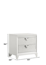 Load image into Gallery viewer, Galaxy Home Prism Nightstand White - Ego Home Furniture
