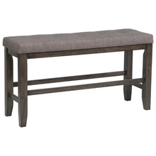 Load image into Gallery viewer, Crown Mark Bardstown Counter Height Bench in Gray image
