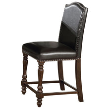 Load image into Gallery viewer, Crown Mark Langley Counter Height Chair (Set of 2) in Dark Brown image

