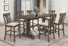 Load image into Gallery viewer, Crown Mark Quincy Counter Height Chair (Set of 2) in Light Brown - Ego Home Furniture
