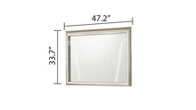 Load image into Gallery viewer, Galaxy Home Samantha Mirror Silver
