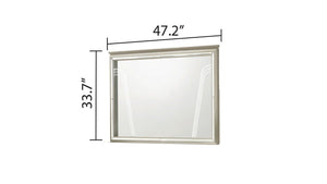 Galaxy Home Samantha Mirror Silver