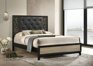 Galaxy Home Selena Queen Bed in Black