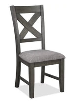 Load image into Gallery viewer, Crown Mark Furniture Rufus Side Chair in Dark Gray (Set of 2) image
