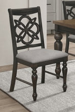 Load image into Gallery viewer, Crown Mark Furniture Hilara Side Chair in Dark Brown (Set of 2) image
