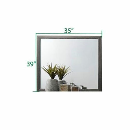 Galaxy Home Sierra Portrait Mirror in Gray