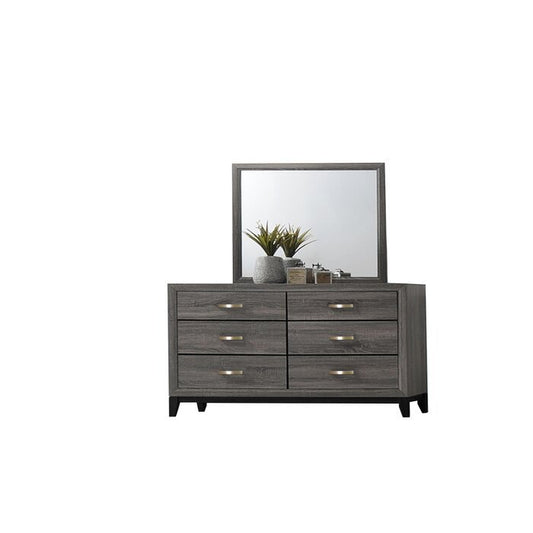 Galaxy Home Sierra Portrait Mirror in Gray