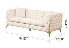 Load image into Gallery viewer, Galaxy Home Contempo Sofa in Beige
