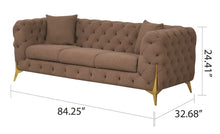 Load image into Gallery viewer, Galaxy Home Contempo Sofa in Mocha
