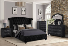 Load image into Gallery viewer, Galaxy Home Sophia King Bed in Black
