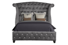 Load image into Gallery viewer, Galaxy Home Sophia Queen Bed in Gray
