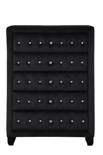 Galaxy Home Sophia Crystal Chest in Black image