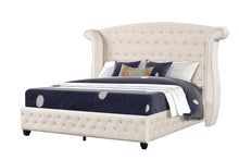 Load image into Gallery viewer, Galaxy Home Sophia King Bed in Cream

