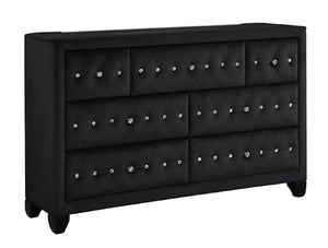 Galaxy Home Sophia Dresser in Black - Ego Home Furniture