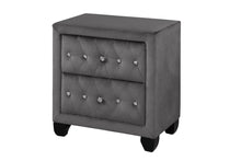 Load image into Gallery viewer, Galaxy Home Sophia Nightstand Gray - Ego Home Furniture
