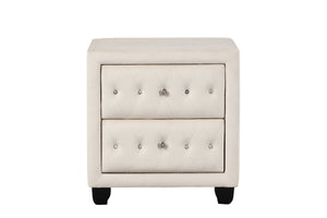 Galaxy Home Sophia Nightstand Cream - Ego Home Furniture