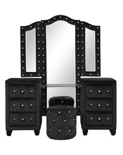 Load image into Gallery viewer, Galaxy Home Sophia Vanity in Black image
