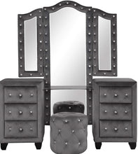 Load image into Gallery viewer, Galaxy Home Sophia Vanity in Gray image
