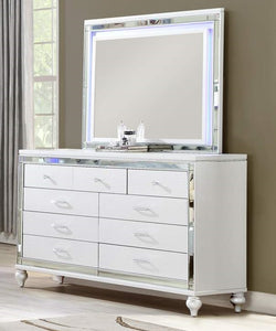 Galaxy Home Sterling Dresser in White - Ego Home Furniture