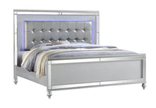 Load image into Gallery viewer, Galaxy Home Sterling King Bed in Silver
