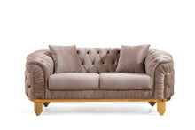 Load image into Gallery viewer, Galaxy Home Vanessa Loveseat in Taupe image

