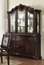 Load image into Gallery viewer, Crown Mark Kiera Buffet with Hutch in Rich Brown
