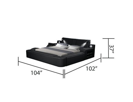 Galaxy Home Zoya King Bed in White