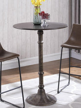 Load image into Gallery viewer, Rustic Dark Russet and Antique Bronze Counter-Height  Table
