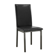 Load image into Gallery viewer, Garza Black Upholstered Side Chair
