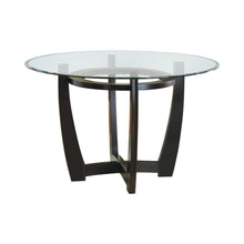 Load image into Gallery viewer, Bloomfield Cappuccino Round Dining Table Base
