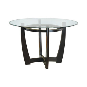 Bloomfield Cappuccino Round Dining Table Base