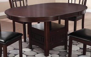 Lavon Transitional Warm Brown Dining Table