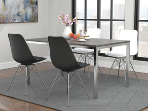 Lowry Contemporary White Dining Chair