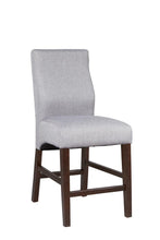 Load image into Gallery viewer, Transitional Grey Upholstered Counter-Height  Stool
