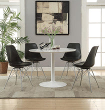 Load image into Gallery viewer, Lowry Mid-Century Modern White Round Dining Table
