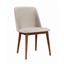 Load image into Gallery viewer, Barett Modern Grey and Chestnut Dining Chair
