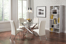 Load image into Gallery viewer, Walsh Contemporary Chrome Dining Table
