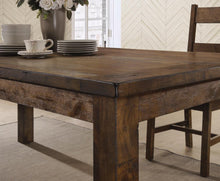 Load image into Gallery viewer, Coleman Rustic Golden Brown Dining Table
