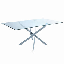 Load image into Gallery viewer, Nathan Contemporary Chrome Dining Table
