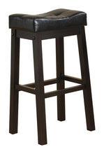 Load image into Gallery viewer, Transitional Black Upholstered Bar Stool
