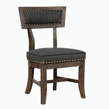 Load image into Gallery viewer, Rustic Black Dining Chair
