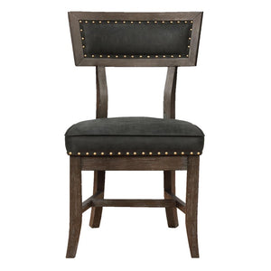 Rustic Black Dining Chair