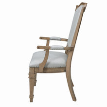 Load image into Gallery viewer, Florence Grey Upholstered Dining Arm Chair
